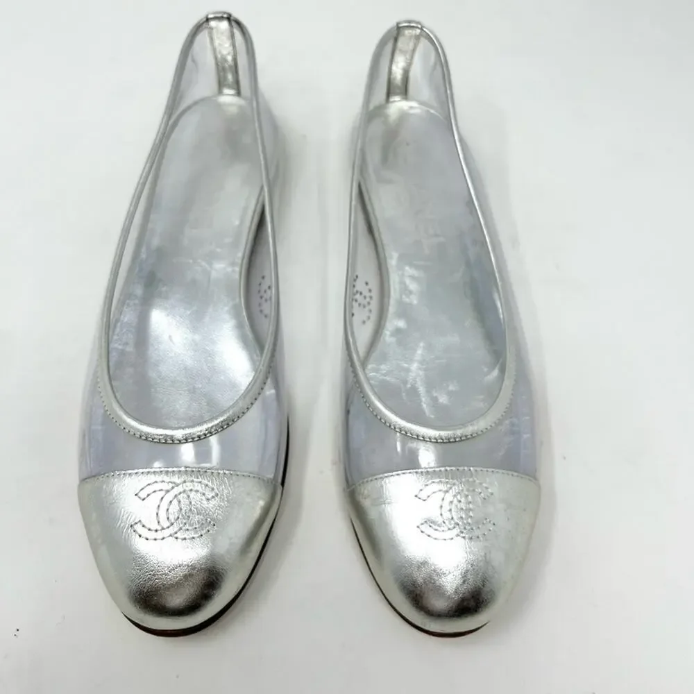 CHANEL sole silver